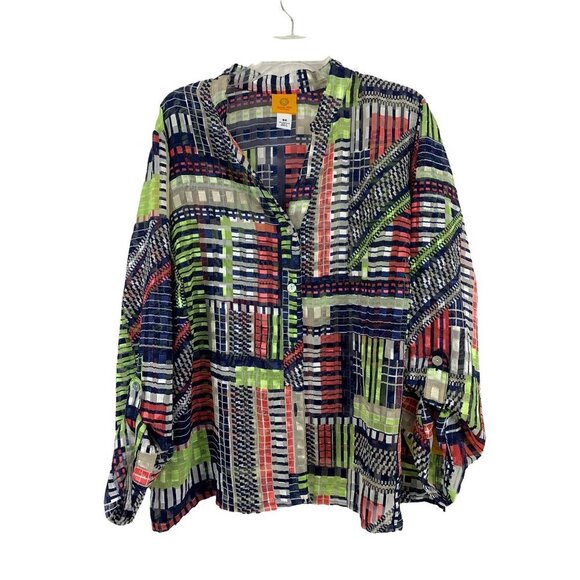 Ruby Rd. Tops - Ruby Rd Women's Citrus Splash See-Thru Light Weight Top